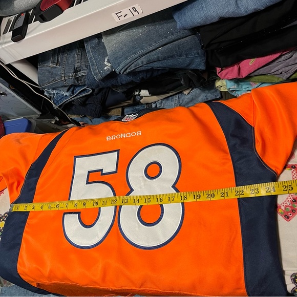 Nike Orange and Navy Men's Jersey - Picture 5 of 7